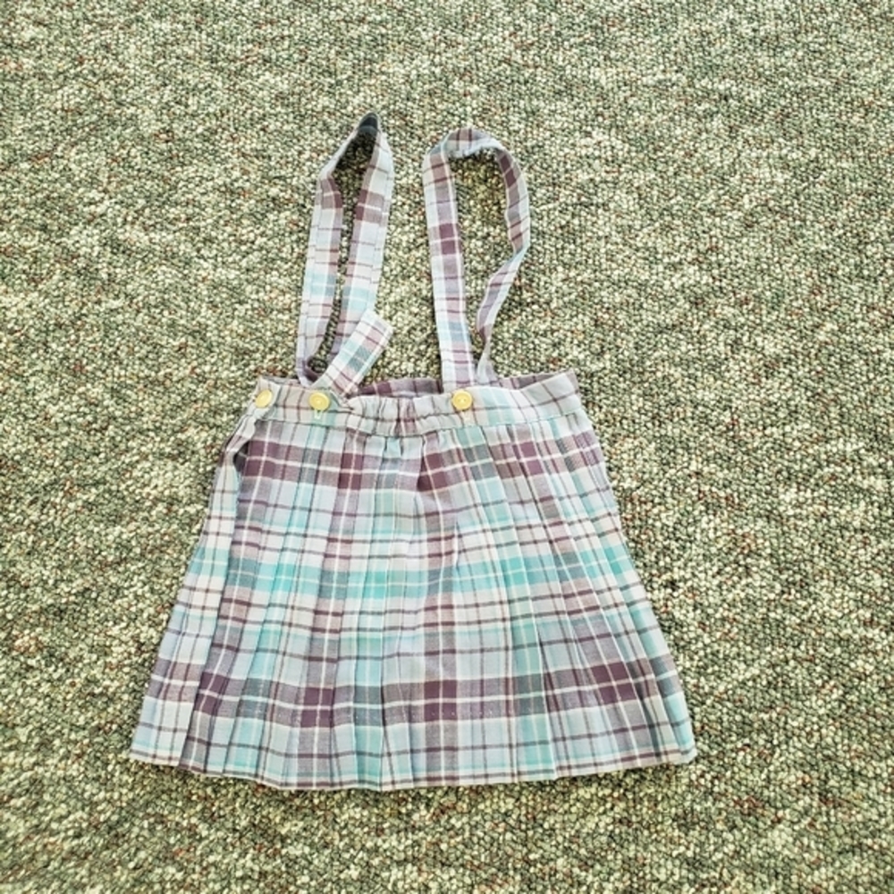 Vintage Girl's Plaid Jumper